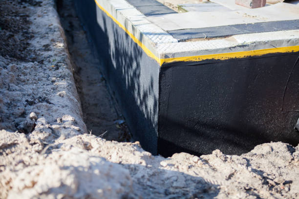 Residential Basement Waterproofing installation at a Marion, KS home by SJ Waterproofing Pros
