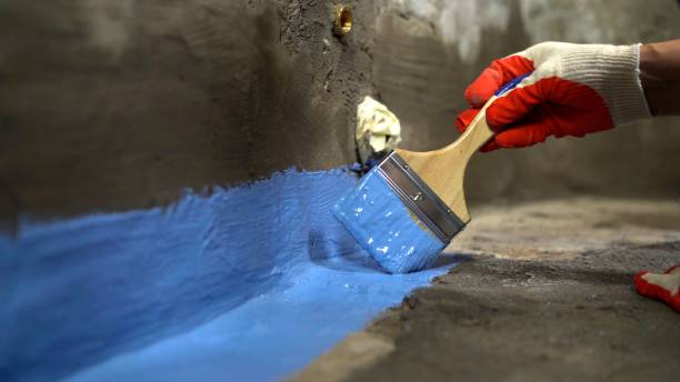 Commercial Basement Waterproofing project at a Marion, KS business property by SJ Waterproofing Pros